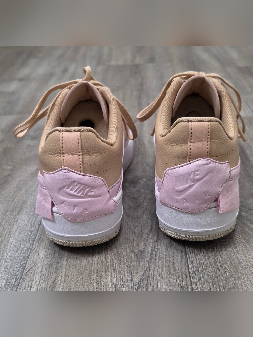 Women's Nike Air Force 1 Jester XX Bio Beige, Pink, & White-Size 11 - Picture 5 of 10